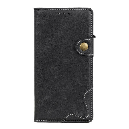 Azus Zenfone 8 Capa de Botão de Costura Artística
