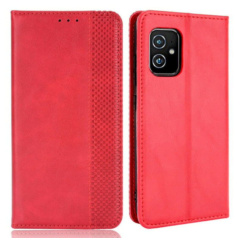 Azus Zenfone 8 Capa de Couro com Efeito Flip