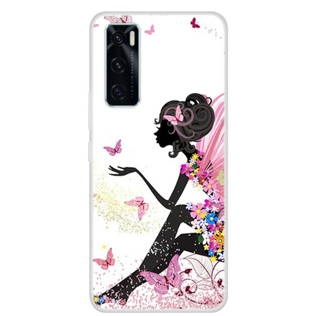 Capa Vivo Y70 Butterfly Lady