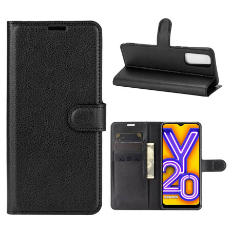 Capa Clássico Vivo Y20s / Y11s Leatherette