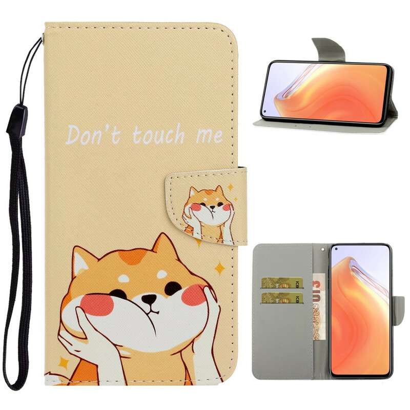Xiaomi Mi 10T / 10T Pro Cat Don't Touch Me Strap Case