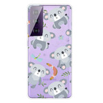 Capa Samsung Galaxy S21 FE Cute Koalas