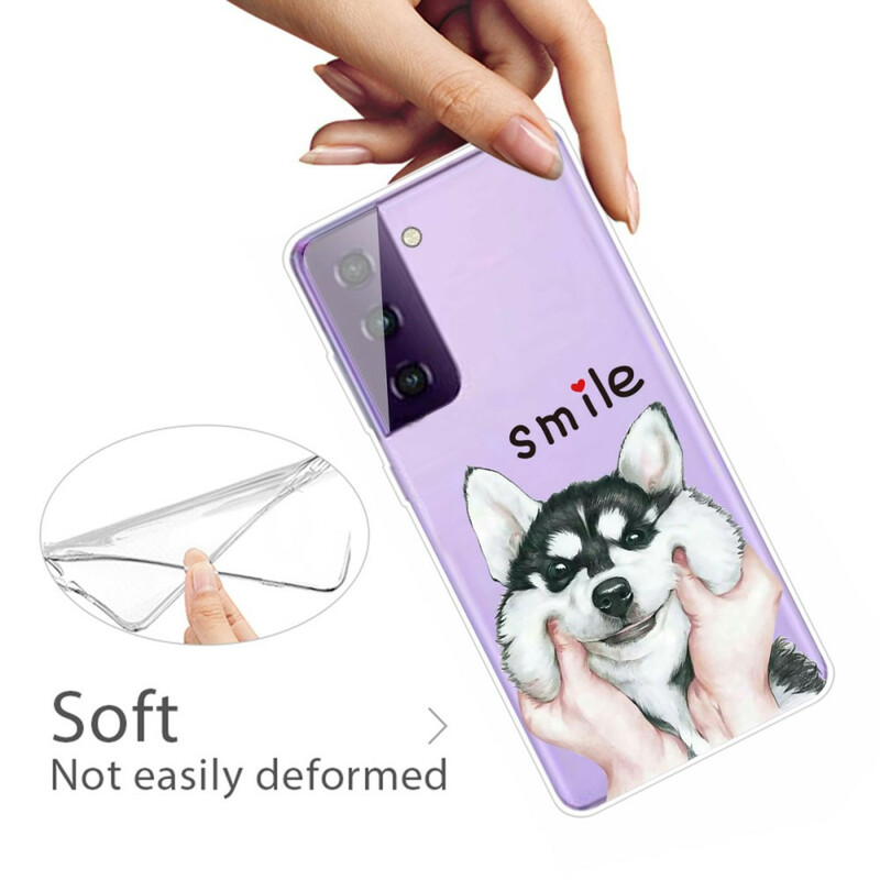 Samsung Galaxy S21 Case FE Smile Dog