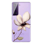 Capa Flor Transparente Samsung Galaxy S21 FE