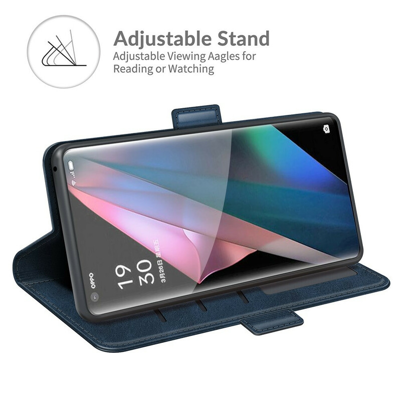 Case Oppo Find X3 / X3 Pro Double Flap Classic