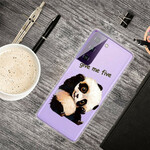Capa Samsung Galaxy S21 FE Panda Give Me Five