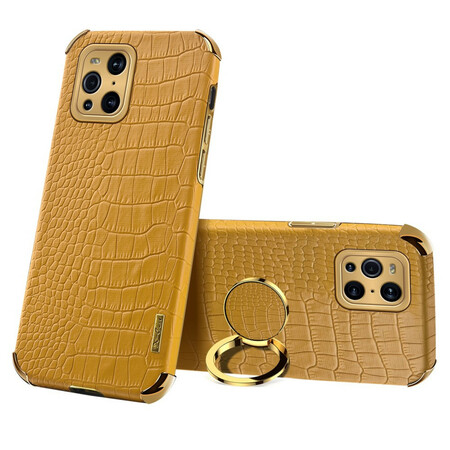 Oppos Encontrar X3 / X3 Pro X-CASE Efeito Crocodilo Efeito Pele de Crocodilo