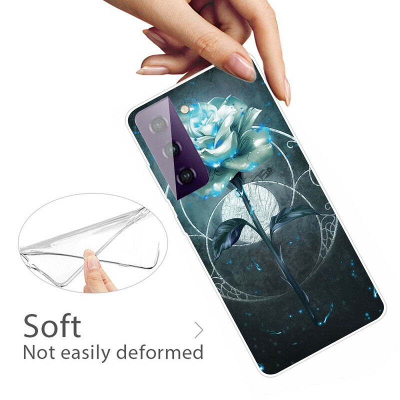 Samsung Galaxy S21 FE Capa Flexível Rosa