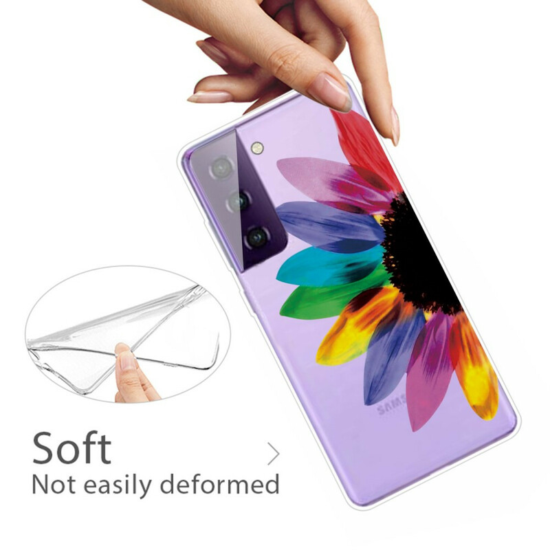 Capa de flores colorida Samsung Galaxy S21 FE Colorful Flower