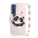Samsung Galaxy S21 FE Panda Love Strap Case