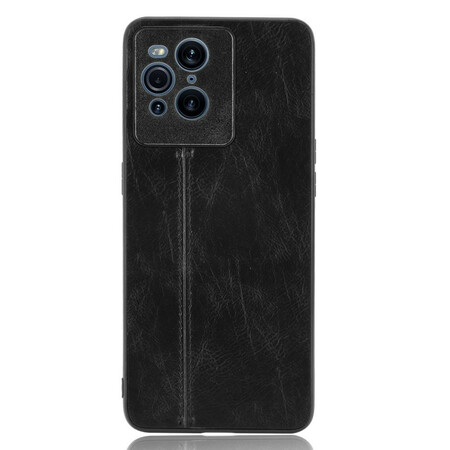 Capa de Efeito Couro Oppo Find X3 / X3 Pro