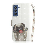 Samsung Galaxy S21 FE Capa de cinta "Love My Dog Strap