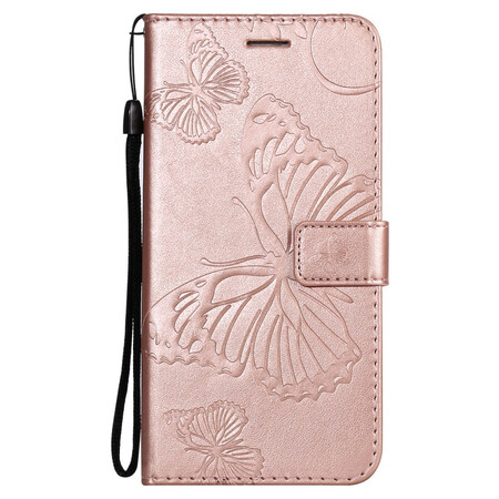 Oppos Encontrar X3 / X3 Pro Case Butterflies e Oblique Flap