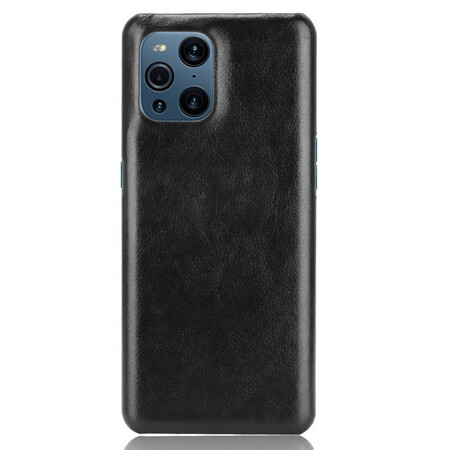 Efeito Lychee da capa de couro do Oppo Find X3 / X3 Pro