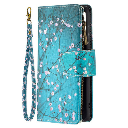 Capa Samsung Galaxy S21 FE com bolso com fecho de correr