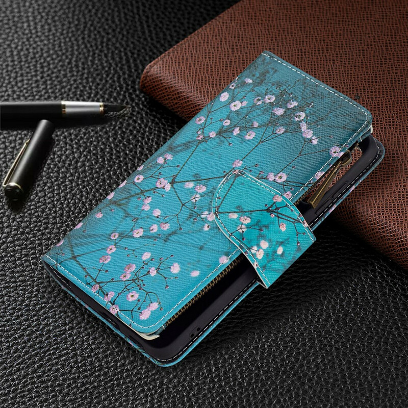 Capa Samsung Galaxy S21 FE com bolso com fecho de correr Capa Samsung Galaxy S21 FE com bolso com fecho de correr