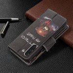 Capa Samsung Galaxy S21 FE com Urso de Bolso com Fecho