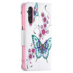 Samsung Galaxy S20 FE Manteiga de capa de borboletas
