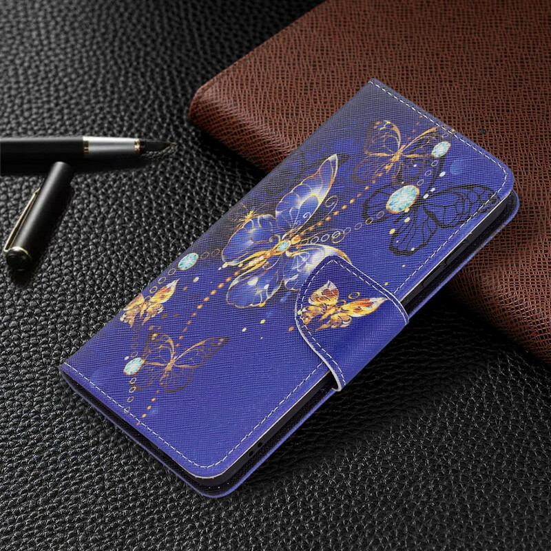 Samsung Galaxy S21 FE Manteiga de capa de borboletas