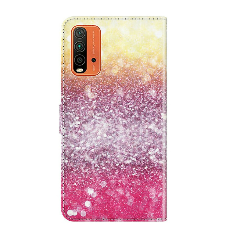Xiaomi Redmi 9T / Nota 9 Glitter Gradient Case Magenta