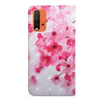 Xiaomi Redmi 9T / Nota 9 Case Pink Flowers