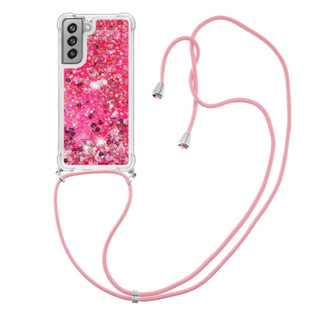 Samsung Galaxy S21 FE Glitter & String Case