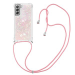 Samsung Galaxy S21 FE Glitter & String Case