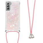 Samsung Galaxy S21 FE Glitter & String Case
