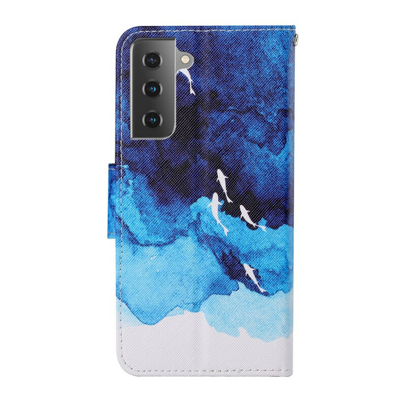 Samsung Galaxy S21 FE Capa do Mar com CordÃ£o
