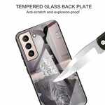 Samsung Galaxy S21 FE Capa de vidro temperado Ernest, o Tigre