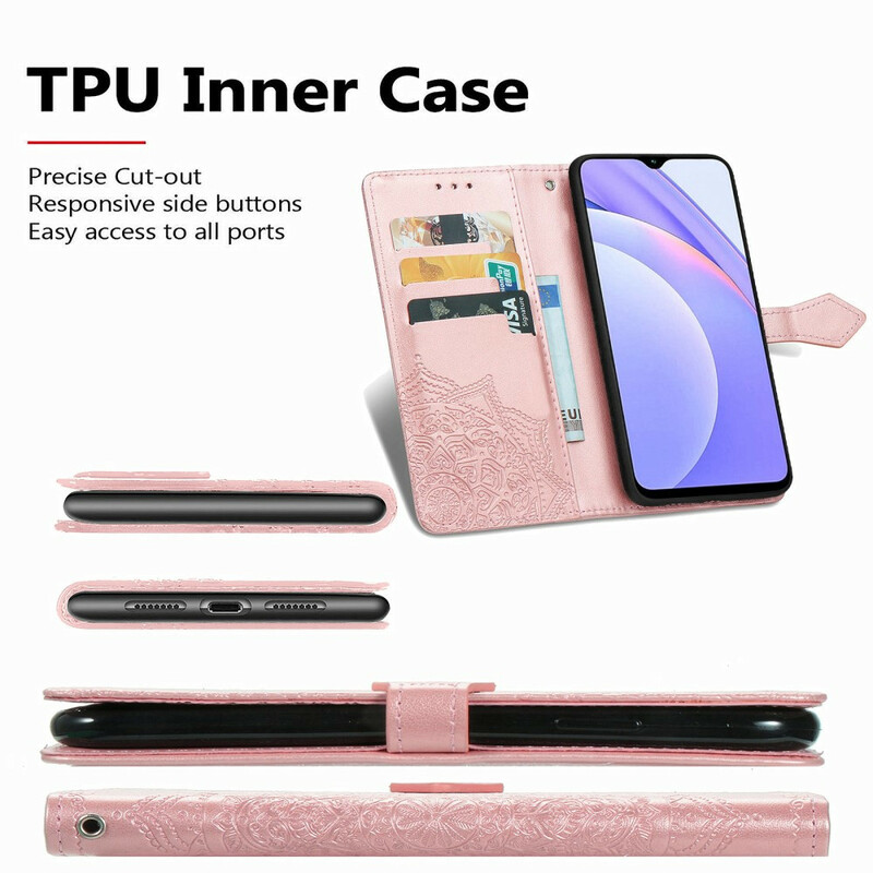 Xiaomi Redmi 9T / Nota 9 Capa da Idade Média Mandala Xiaomi Redmi 9T / Nota 9 Capa da Idade Média Mandala