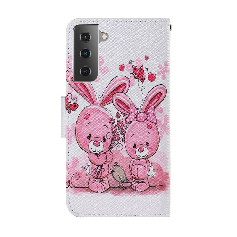 Capa Samsung Galaxy S21 FE Rabbits