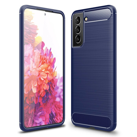 Samsung Galaxy S21 FE Capa de fibra de carbono escovada