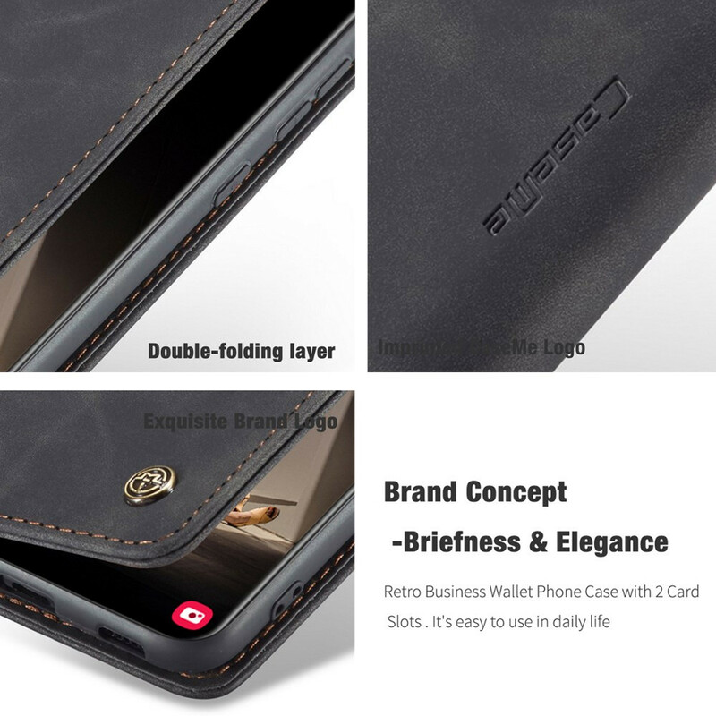 Capa Flip Cover Samsung Galaxy S21 FE CASEME Leatherette