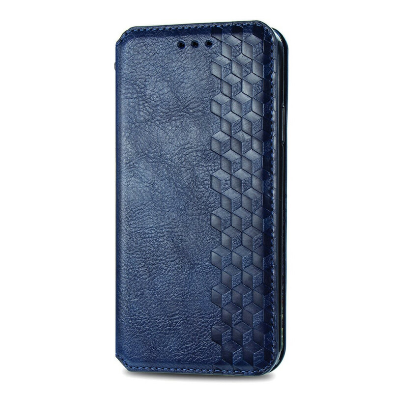 Capa Flip Cover Samsung Galaxy S21 FE Efeito Couro Textura de Diamante