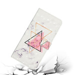 Capa Triângulo Glitter A02s da Samsung Galaxy