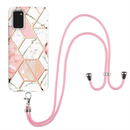 Capa Samsung Galaxy A02s Premium Marble String