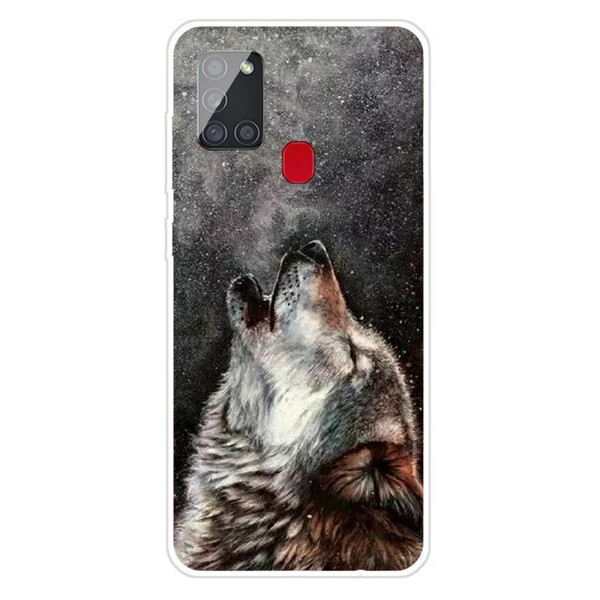 Capa Sublime de Lobo Samsung Galaxy A21s