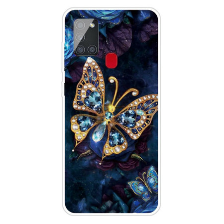 Capa Samsung Galaxy A21s Borboletas Variadas