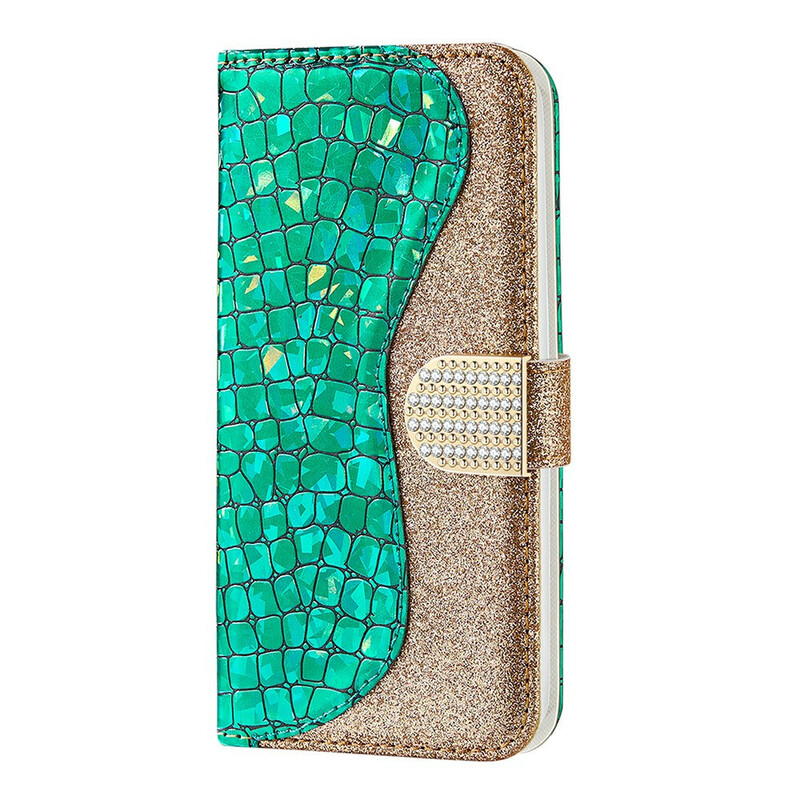 Capa de diamante Samsung Galaxy S21 FE Croco