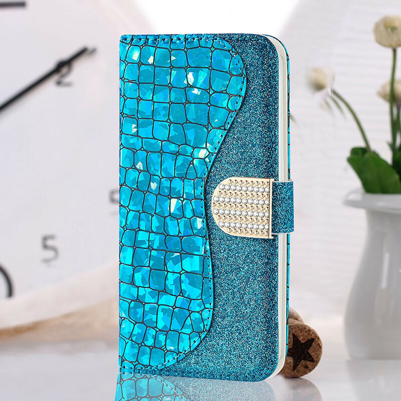 Capa de diamante Samsung Galaxy S21 FE Croco