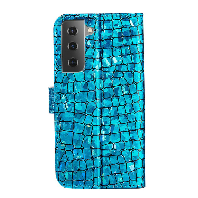 Capa de diamante Samsung Galaxy S21 FE Croco