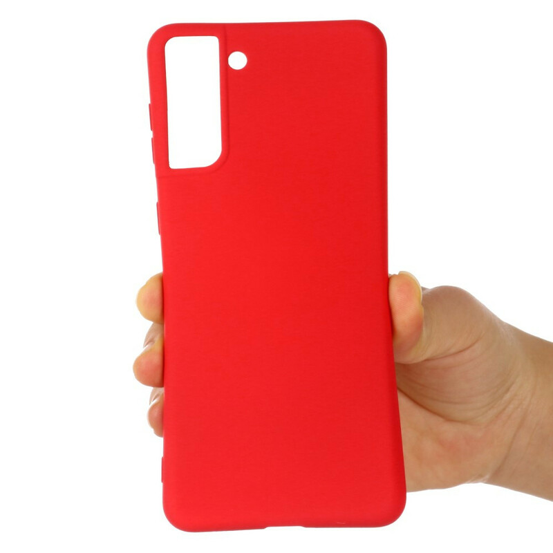 Samsung Galaxy S21 FE Capa de Silicone Líquido com CordÃ£o