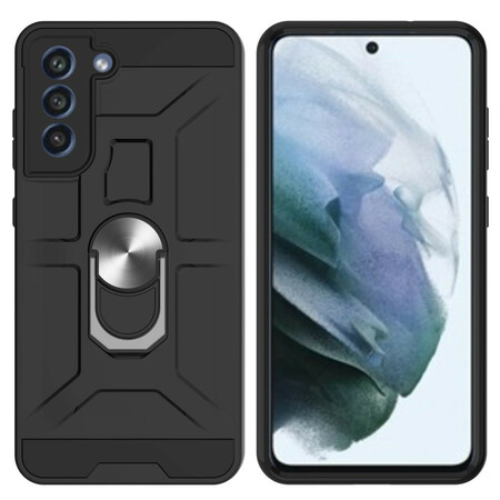 Samsung Galaxy S21 FE Cor da capa destacável de suporte do anel