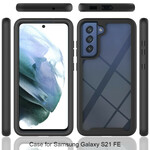 Samsung Galaxy S21 FE Case Hybrid Design Silicone Edges
