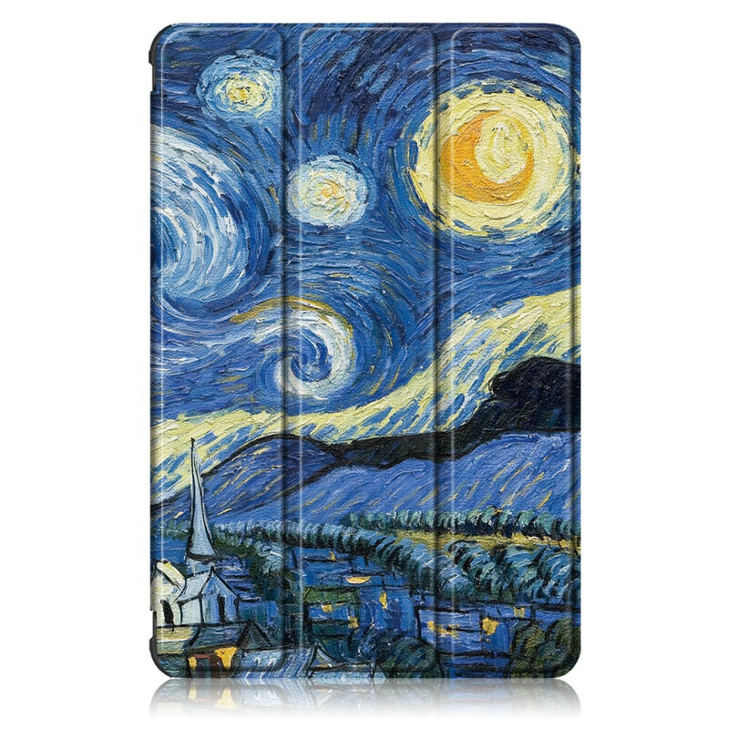 Capa Inteligente Samsung Galaxy Tab S7 FE Reforçado Van Gogh
