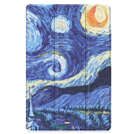 Capa inteligente Samsung Galaxy Tab S7 FE Stylus Holder Starry Night