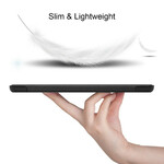 Capa Inteligente Samsung Galaxy Tab S7 FE Três Flaps Stylus Holder