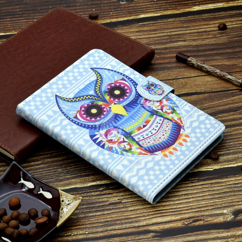 Samsung Galaxy Tab A7 Lite Case Tribal Owl