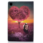 Samsung Galaxy Tab A7 Lite Case Panda Heart